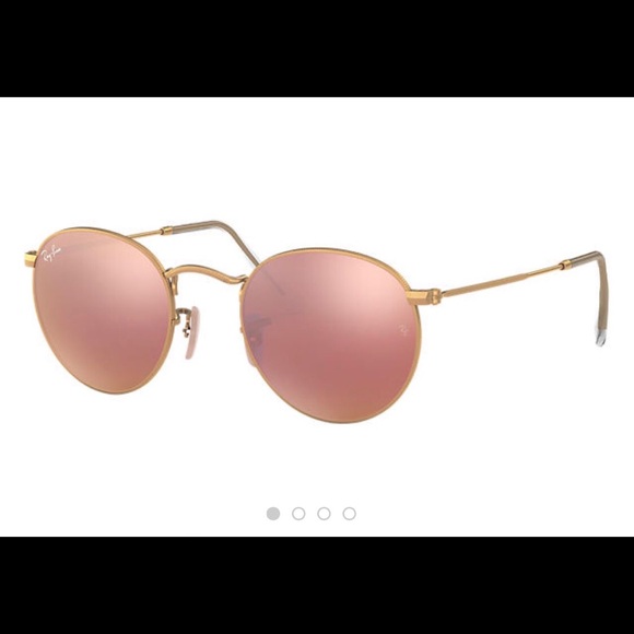 Rayban Round Flash Lenses Sunglasses